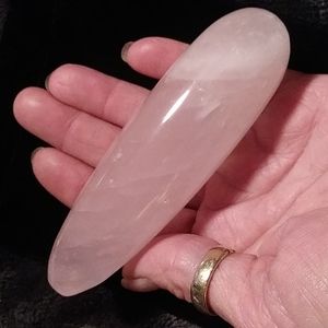 Rose quartz massage wand